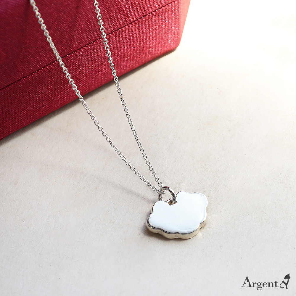 平安鎖(銀鍊款)純銀項鍊