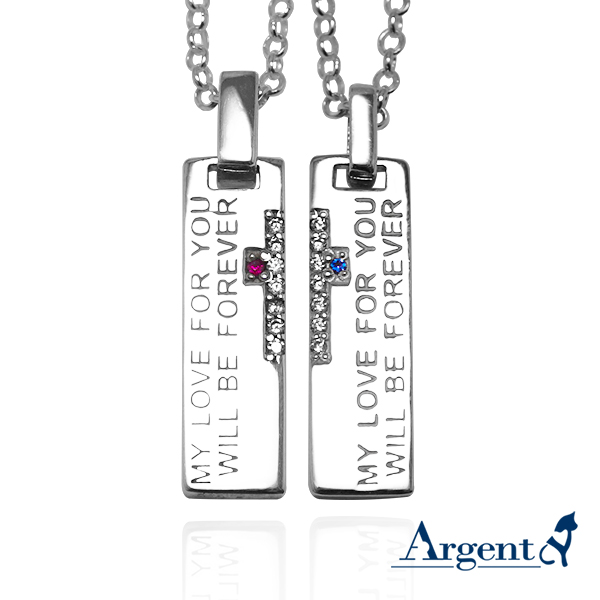 天生伴侶情人純銀對鍊|情侶對鍊推薦