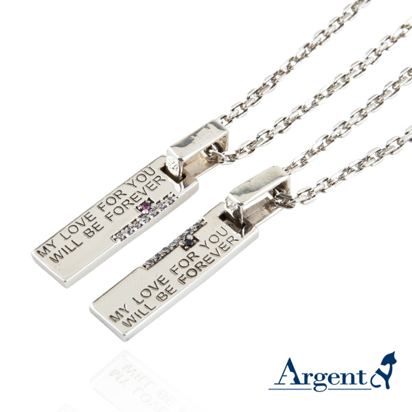 天生伴侶情人純銀對鍊|情侶對鍊推薦