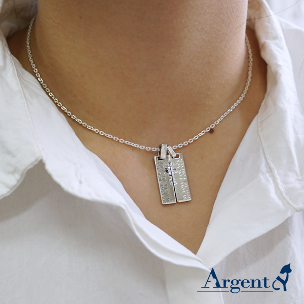 天生伴侶情人純銀對鍊|情侶對鍊推薦