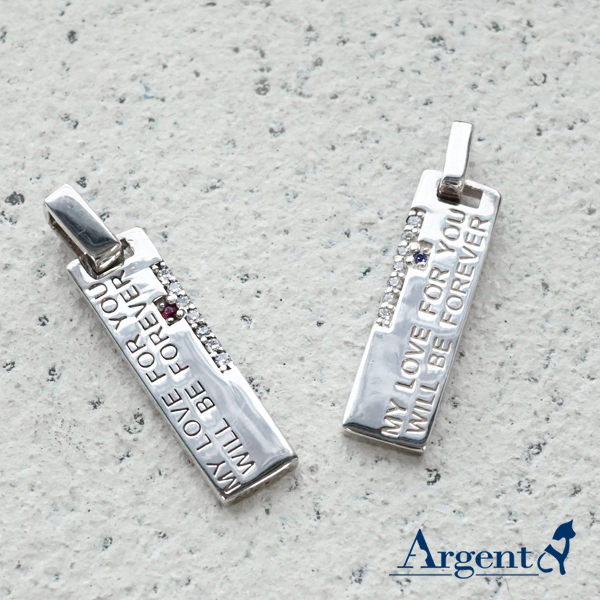 天生伴侶情人純銀對鍊|情侶對鍊推薦