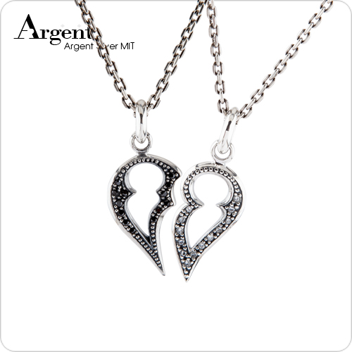 心戀組合情人純銀對鍊銀飾|情侶對鍊推薦