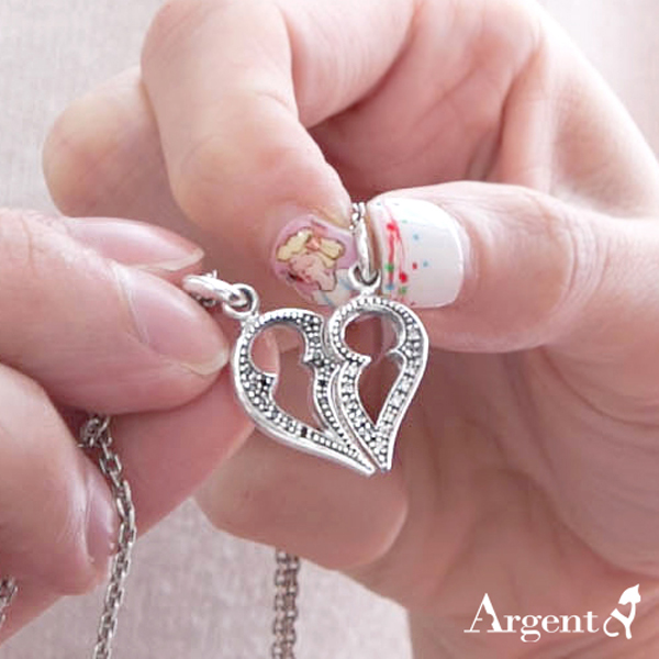 心戀組合情人純銀對鍊銀飾|情侶對鍊推薦