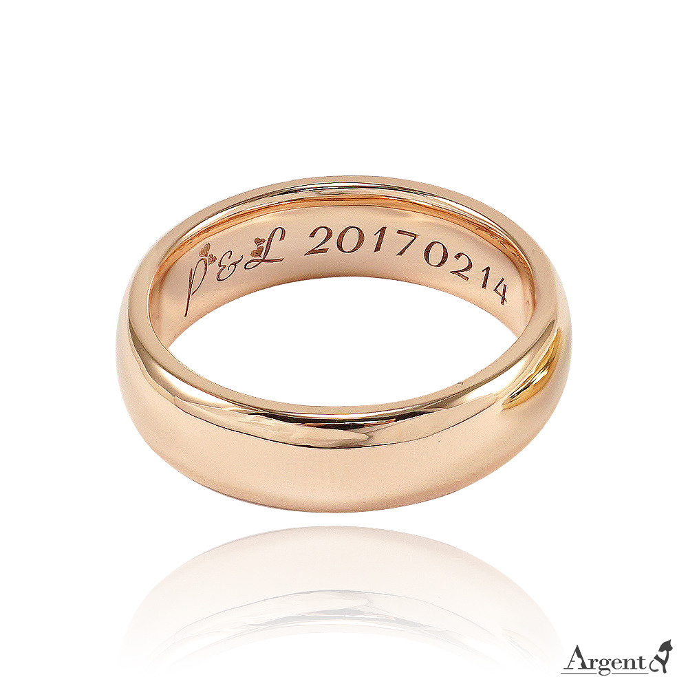 K金內刻英文範例