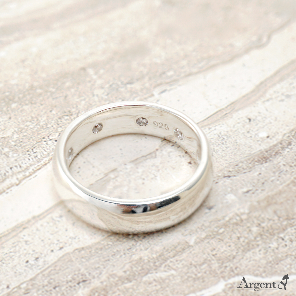 素雅(6mm)(魔戒版.厚實.內微弧度)純銀戒指|925銀飾戒指推薦