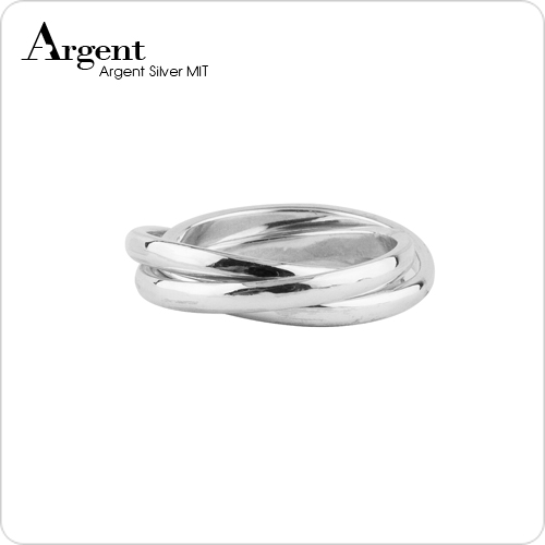 三環戒簡約設計造型純銀戒指|戒指推薦